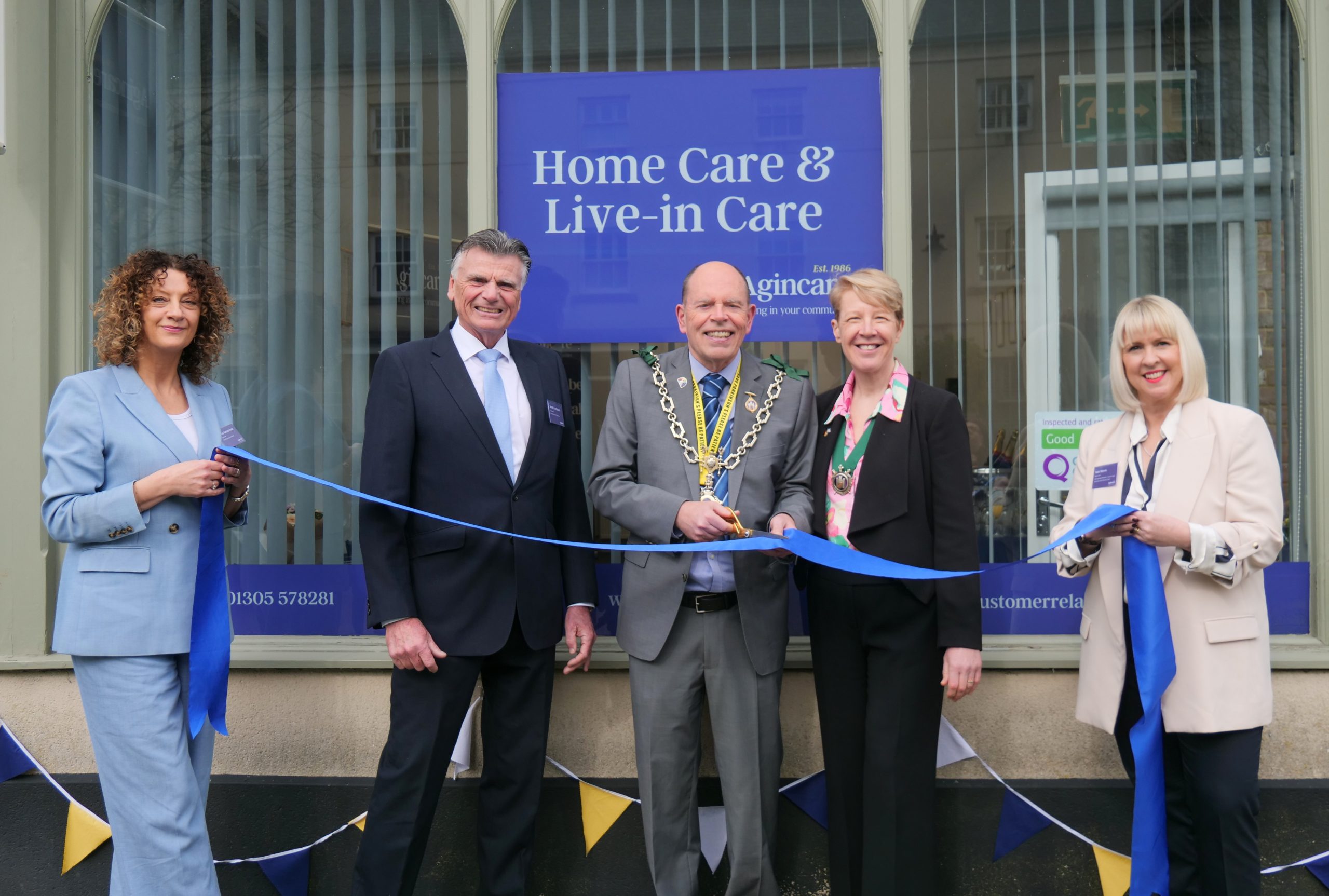 photo taken at AGincare's home care branch in Poundbury on 10 March 2026.